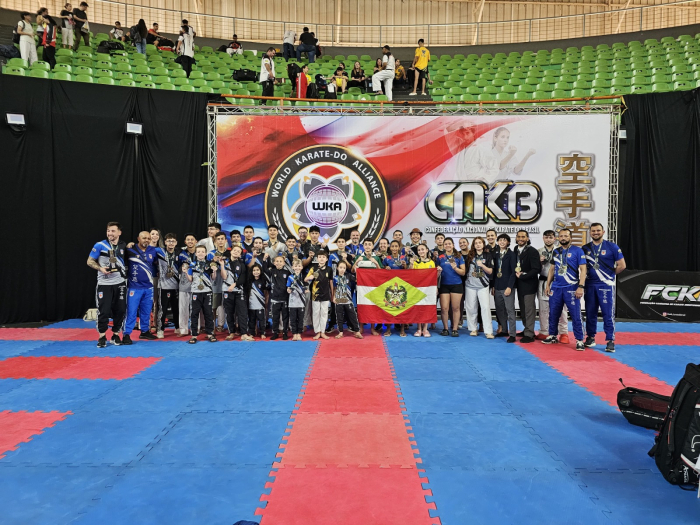 Indaial brilha na Copa do Brasil de Karatê com 12 medalhas conquistadas em Goiânia