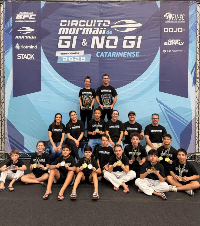 CT Moraes & Lopes BJJ/Protraining/FME Indaial domina etapa estadual e segue líder do ranking catarinense