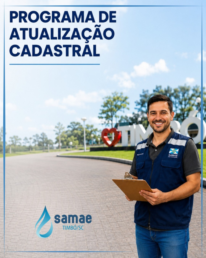 SAMAE atualiza cadastro dos imóveis de Timbó; veja como funciona a visita