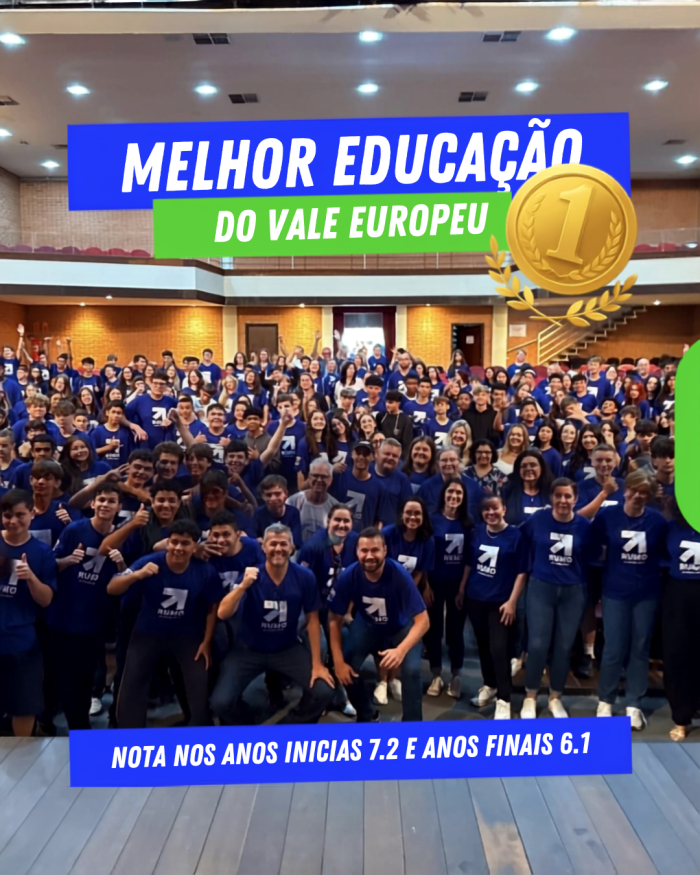 Educação de Pomerode bate recorde no IDEB e mantém o 1° lugar no Vale Europeu