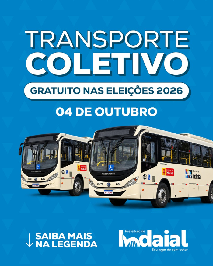 Transporte coletivo gratuito no domingo (4) Dia das Eleições Transporte coletivo gratuito no domingo (4) Dia das Eleições