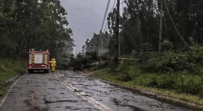 Chuva causa estragos em 28 cidades de Santa Catarina nas últimas 24 horas 