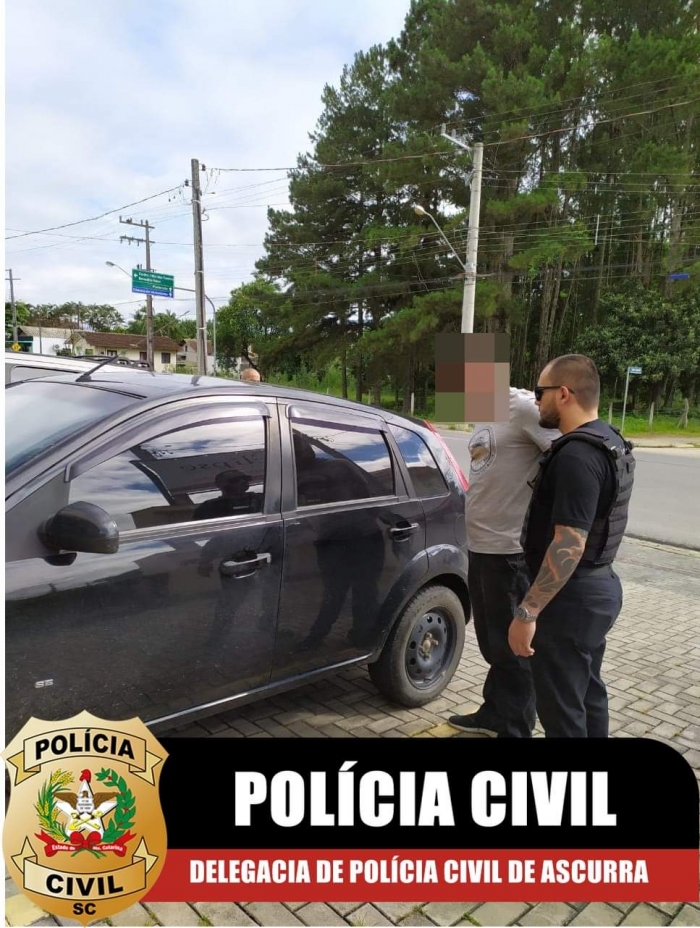 Polícia Civil de Ascurra prende bancário suspeito de estar envolvido no assalto de Apiúna