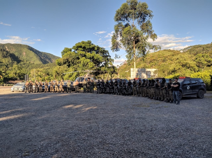 O desfecho da operação do roubo a banco em Apiúna