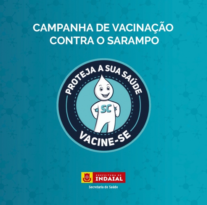 Indaial adere à Campanha Estadual de Vacinação Contra o Sarampo a partir do dia 10