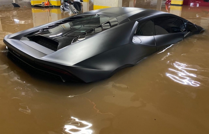 Lamborghini Huracán de R$ 1,6 milhão atingida por enchente em SP não tinha seguro