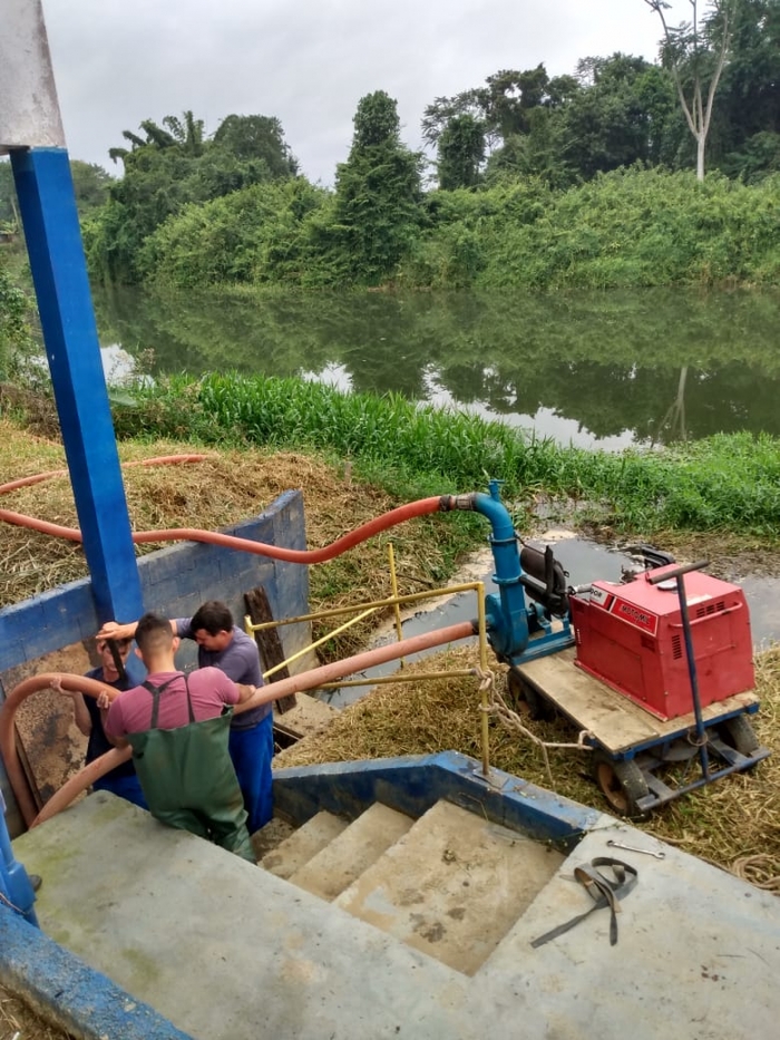 Samae realiza melhorias na captação de água do rio Benedito, em Timbó