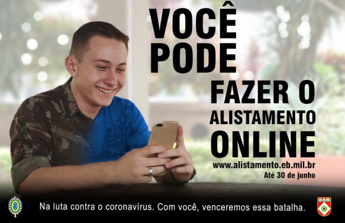 Alistamento militar online pode ser feito até o dia 30 de junho