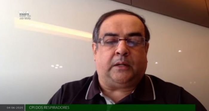 “O processo está errado do início ao fim”, diz empresário na CPI dos Respiradores