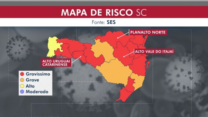 MP entra com ação para que governo de SC adote medidas regionalizadas contra Covid-19