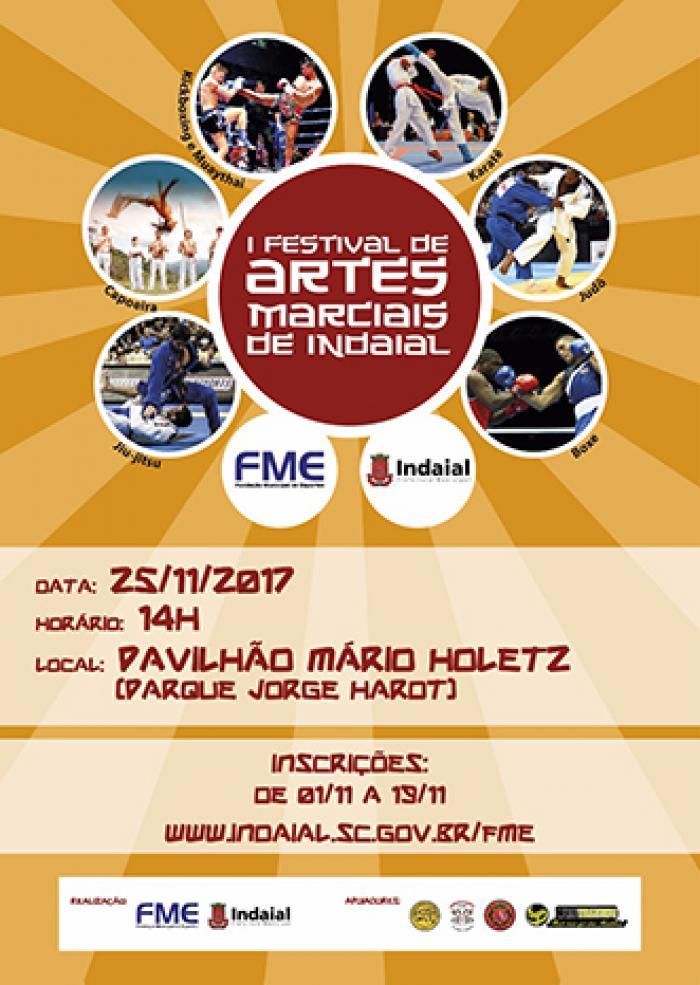 Festival de Artes Marciais acontece nesse sábado (25) no Parque Jorge Hardt
