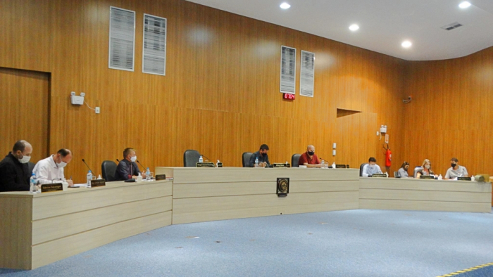 39ª Sessão Ordinária de 2020 é realizada no Plenário da Câmara de Timbó