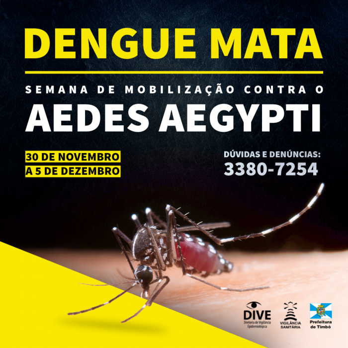 Timbó na Semana de Mobilização Contra o Aedes Aegypti