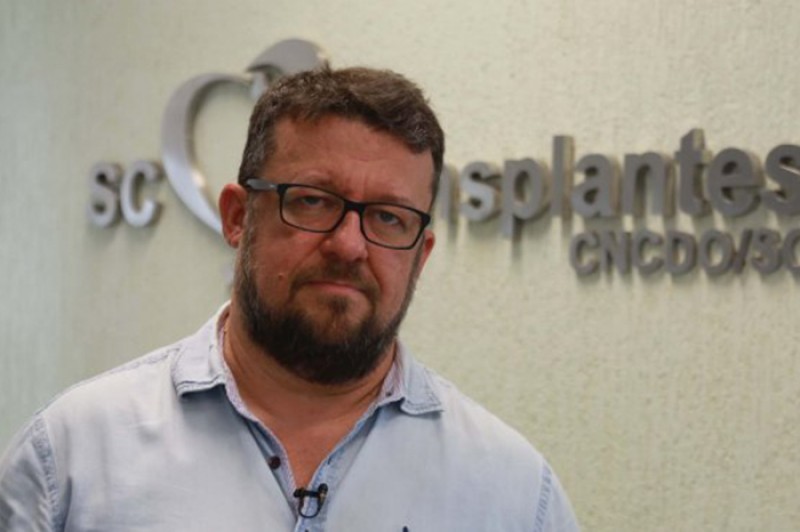 Joel de Andrade é coordenador do SC Transplantes (Foto: Julio Cavalheiro/Arquivo Secom)