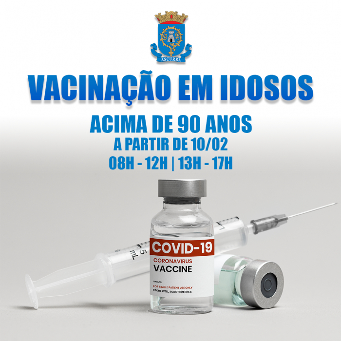 Ascurra inicia vacinação contra Covid-19 em idosos nesta quarta-feira