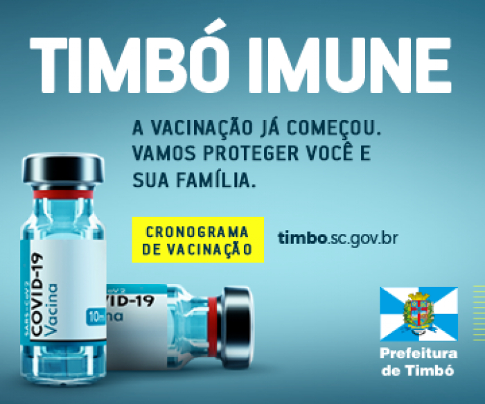 Profissionais da saúde de Timbó da rede privada devem ligar na Vigilância Epidemiológica para entrar na lista de espera da vacina