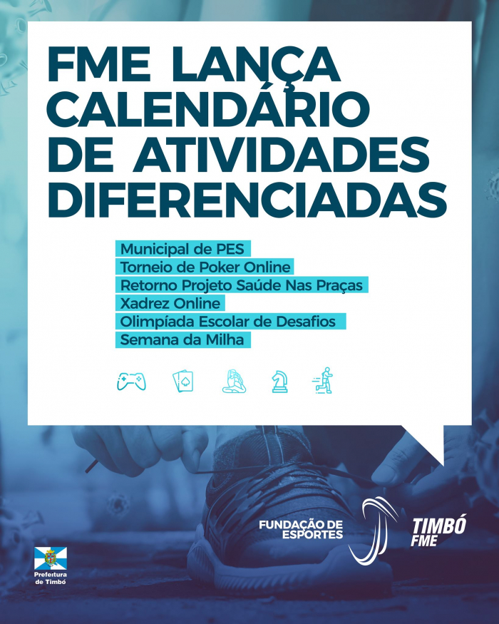 FME Timbó lança calendário com atividades diferenciadas e foco na segurança