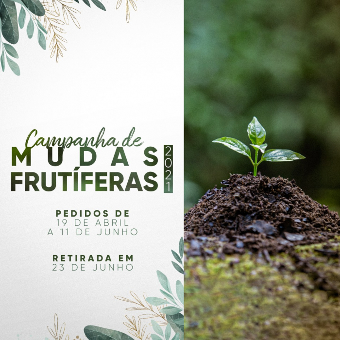 Campanha de Frutíferas 2021 inicia segunda-feira, 19 de abril
