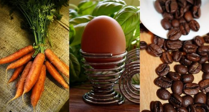 A história da cenoura, do ovo e do café