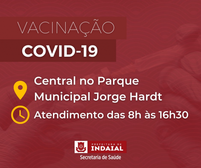 Indaial continua vacinação contra a Covid-19 em grupos já liberados na campanha