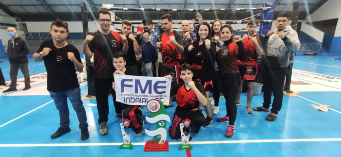 Indaial conquista 2º lugar geral no Campeonato Catarinense de Kickboxing 2021
