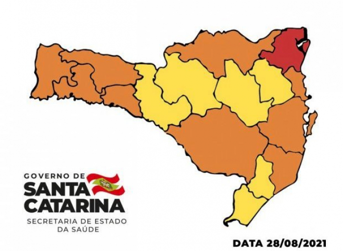 SC tem apenas uma região em gravíssimo pela primeira vez desde novembro de 2020