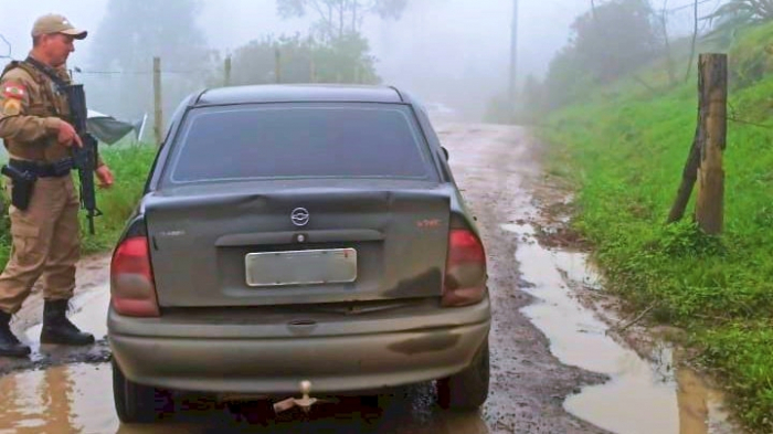 Resposta rápida da PMSC prende suspeito de assalto a agência bancária em José Boiteux