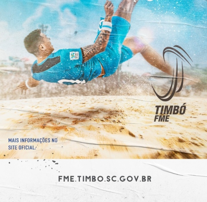 Campeonato Municipal de Futebol de Areia de Timbó está com inscrições abertas
