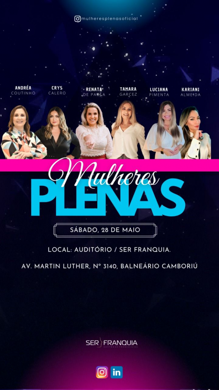 SER FRANQUIA recebe evento nacional no auditório de eventos