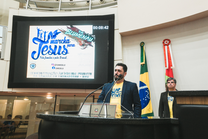 Marcha para Jesus em Blumenau acontece dia 16 de julho