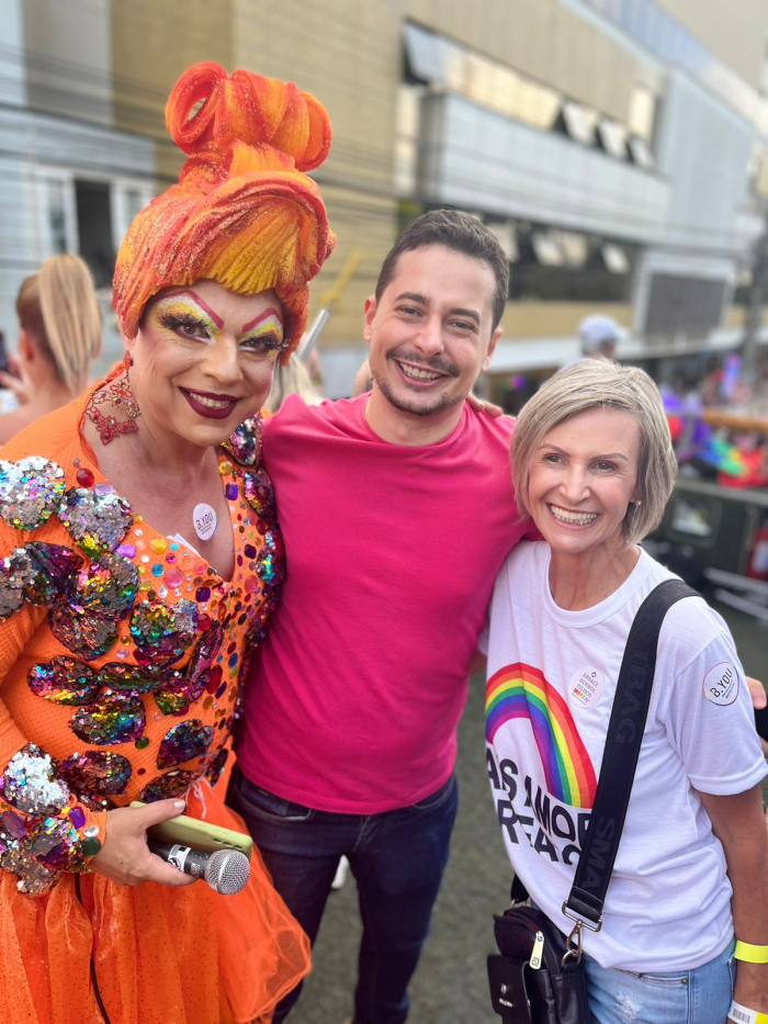 Marisa Zanoni e Jean Volpato: os destaques na Parada da Diversidade