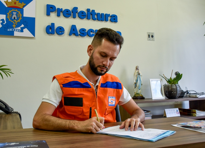 Prefeito de Ascurra decreta Situação de Emergência no município