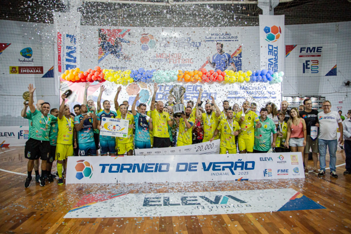 Cachorrões é pentacampeão do Torneio de Verão de Indaial