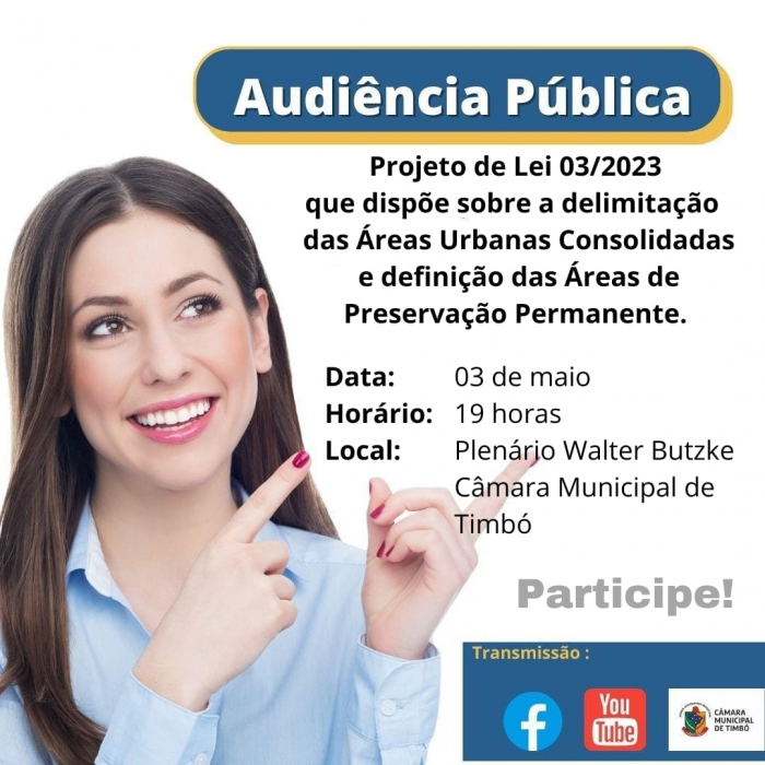 Câmara realiza Audiência Pública sobre delimitação de AUCs e definição das APPs