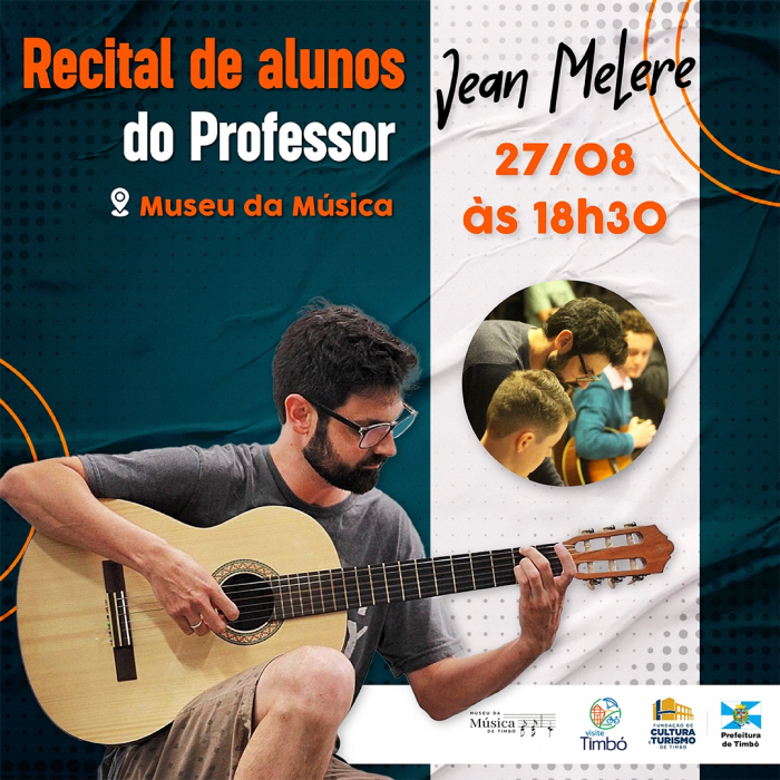 Museu da Música de Timbó recebe apresentação de alunos de música neste domingo