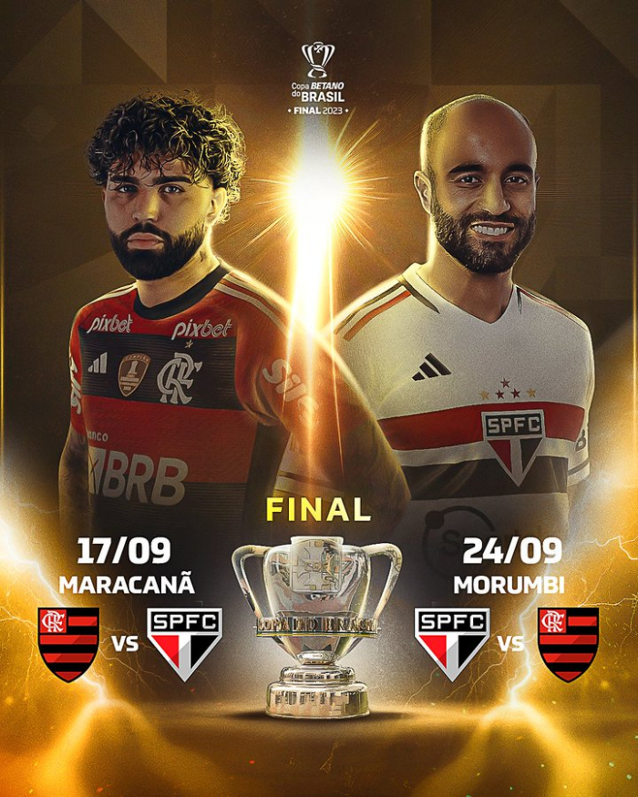 Sorteio Copa do Brasil: São Paulo e Flamengo decidem em casa