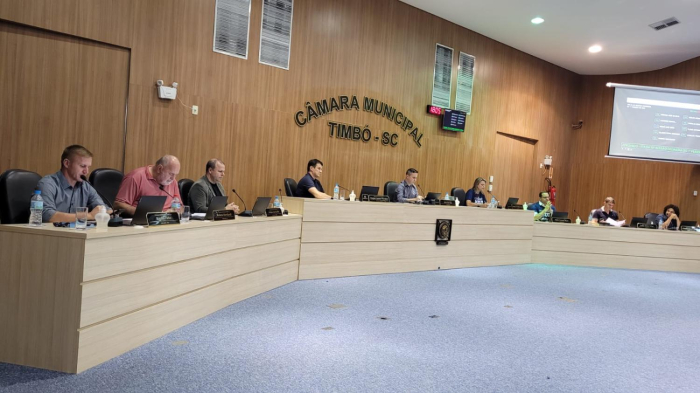 Vereadores timboenses se reúniram em Sessão Ordinária